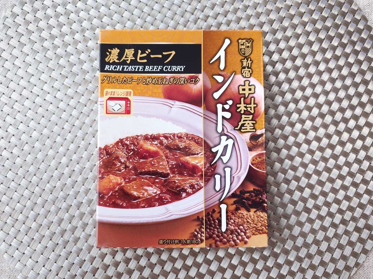【1位】新宿中村屋「インドカリー濃厚ビーフ」