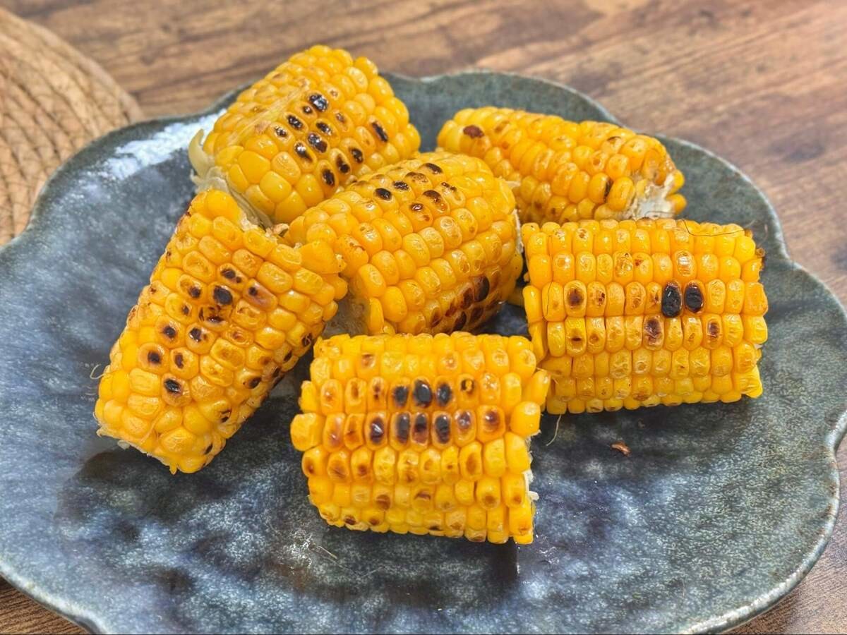 とうもろこしのしぼ生ステーキ