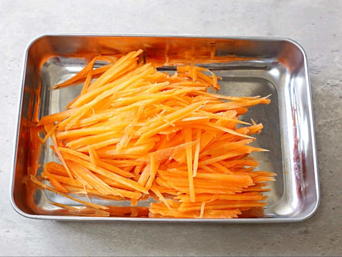 和田明日香さん「にんじん明太しりしり風」