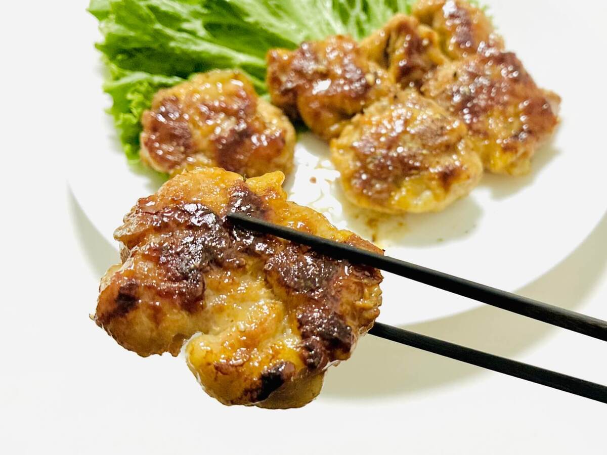 山本ゆりさん「豚こまの照り焼きステーキ風」のレシピ