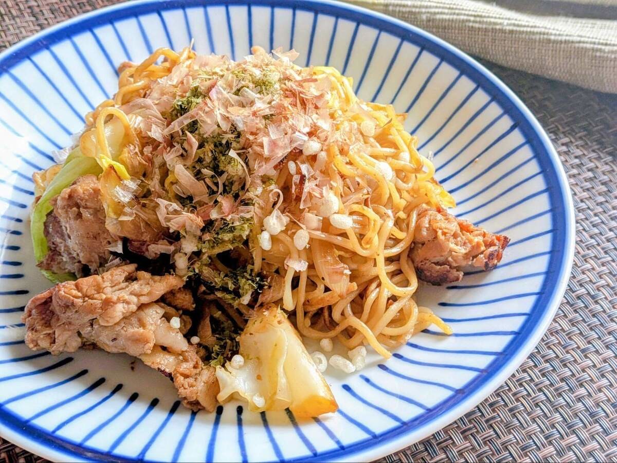 ソース＆しょうゆ焼きそば