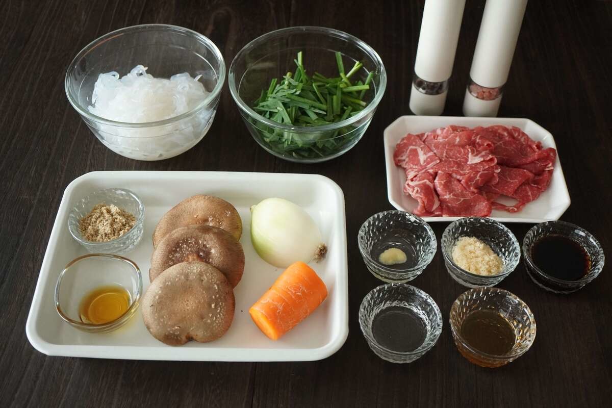 小林まさみさん「しらたきチャプチェ」