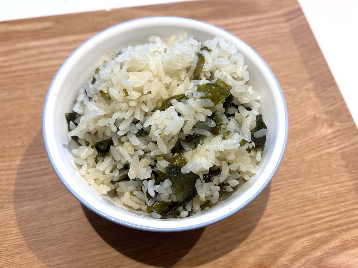 「わかめごはん」レシピ