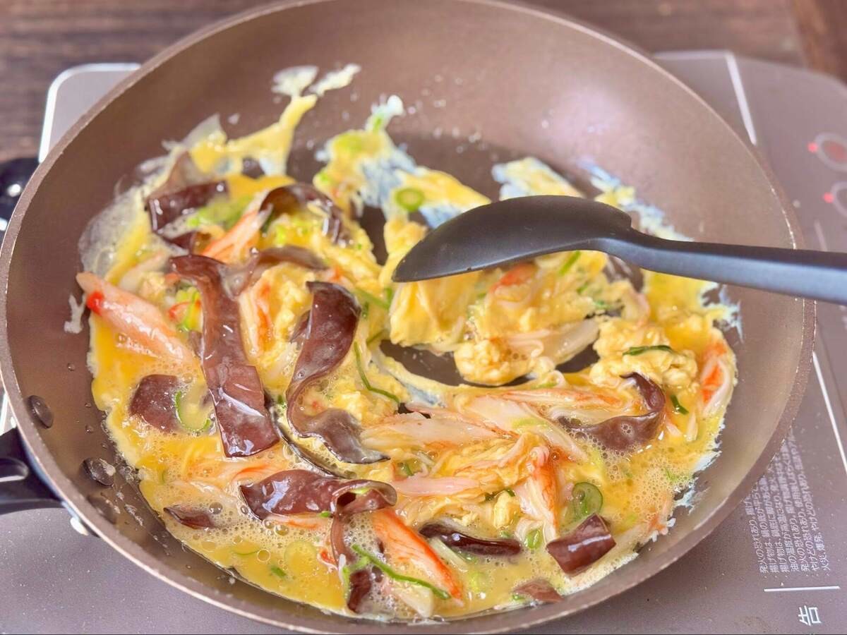 けんまさきっちんさん「王将風かに玉」