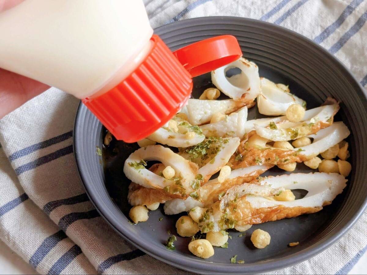 キッコーマン公式「ちくわの磯辺揚げ風目玉焼きのっけご飯」