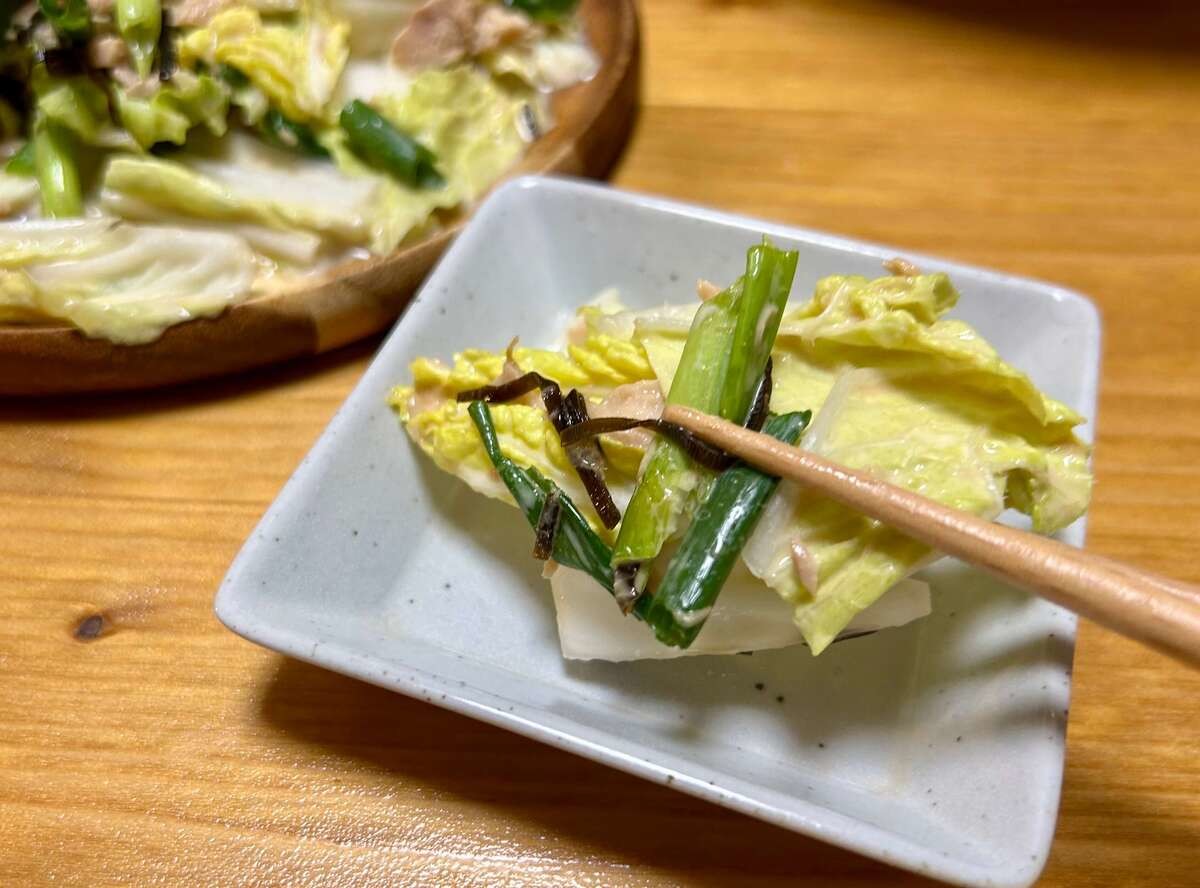 和田明日香さん「白菜のちぎり和え」