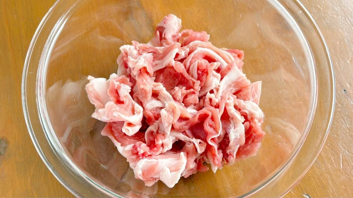 豚こまのしっとり中華焼き