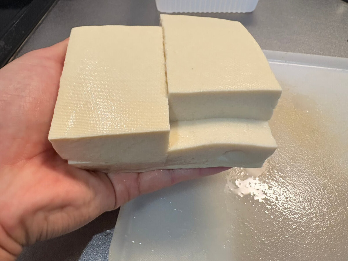 豆腐のしぼ生ステーキ