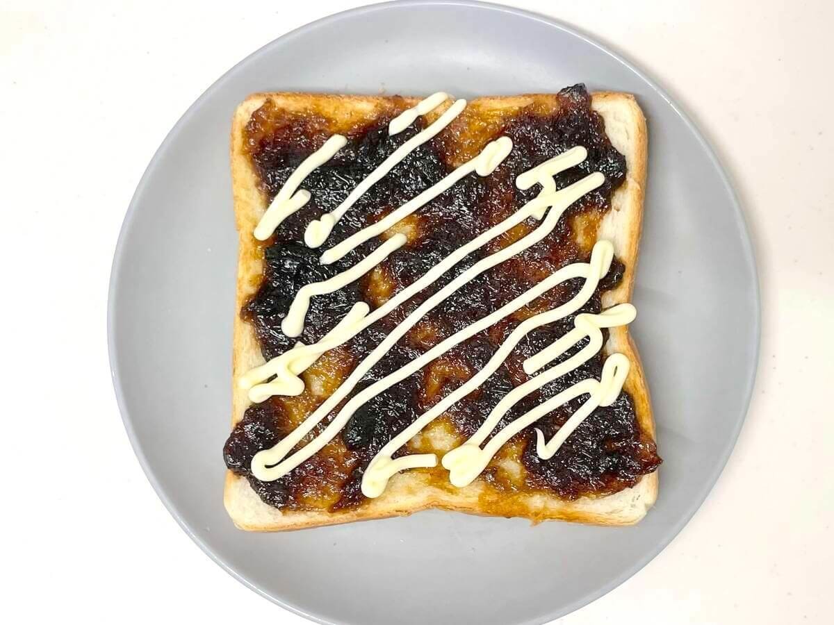 海苔の佃煮マヨトースト