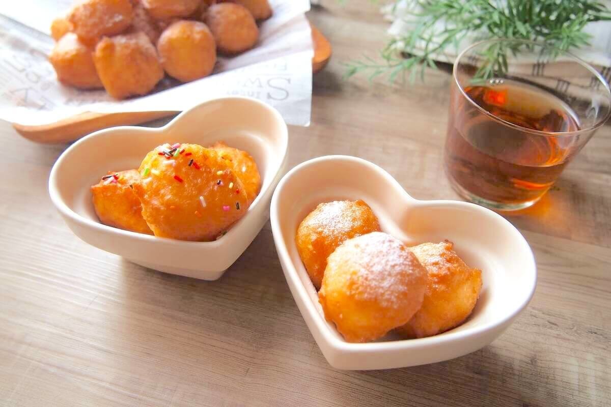 池利公式「モチっとそうめんドーナツ」のレシピ