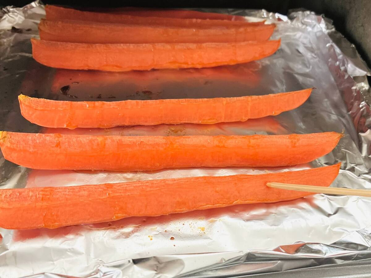 にんじんのトースター焼き