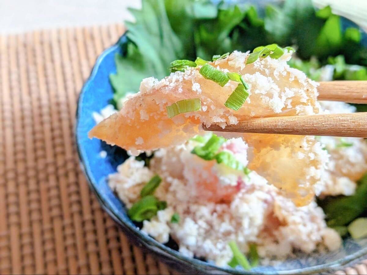 コウケンテツさん「づけ刺身のおからあえ」のレシピ