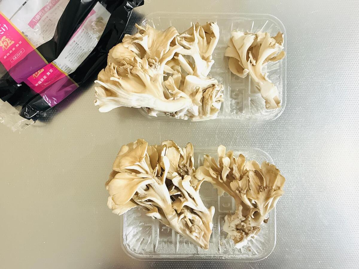 衣が美味しい 雪国まいたけの塩昆布唐揚げ