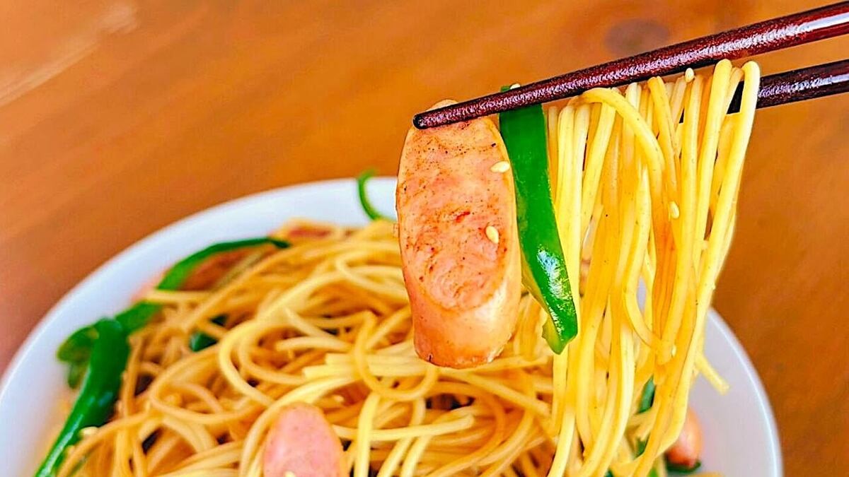 焼きそば風パスタ