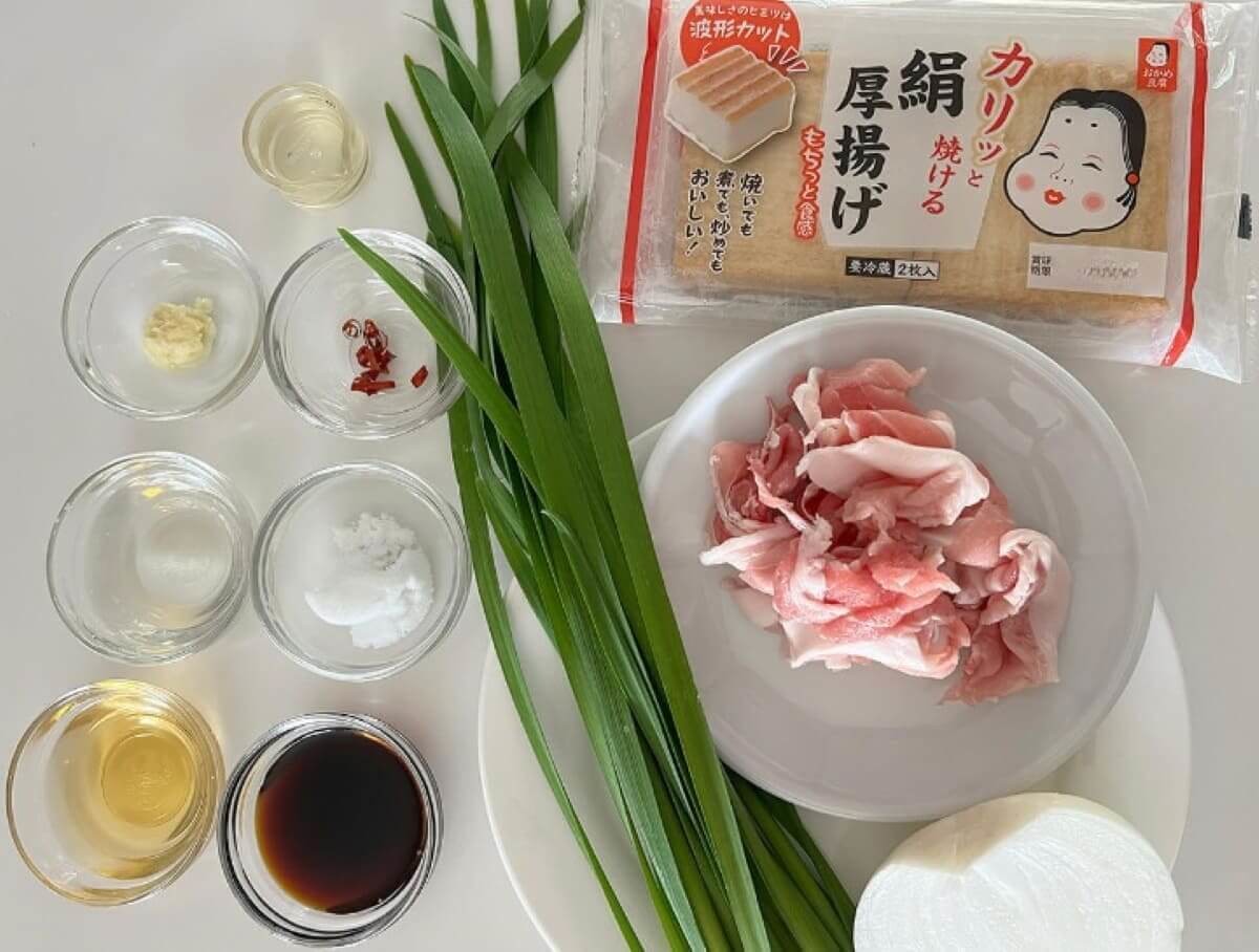 厚揚げと豚肉の旨い奴