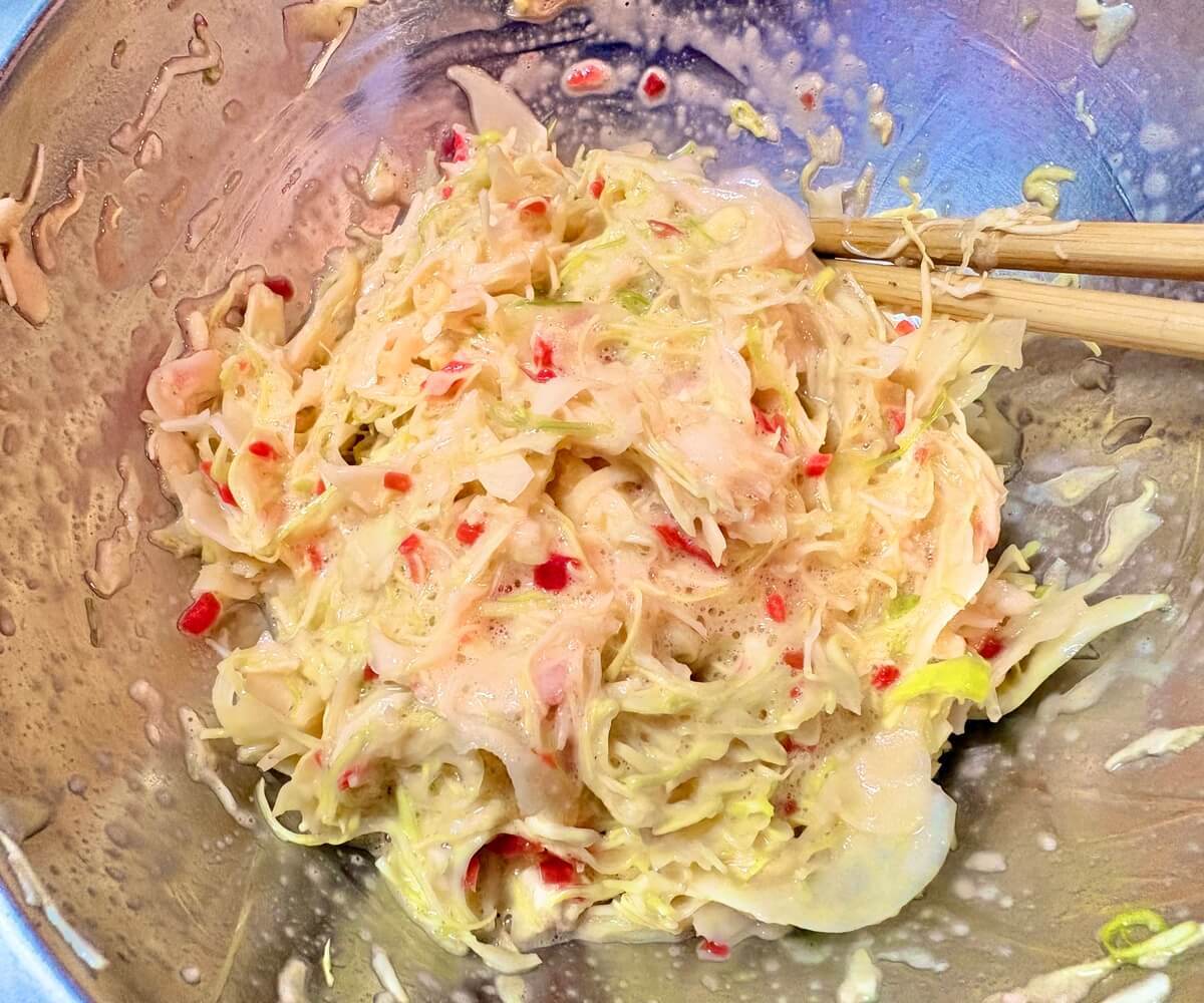 お好み焼き時短すぎる作り方