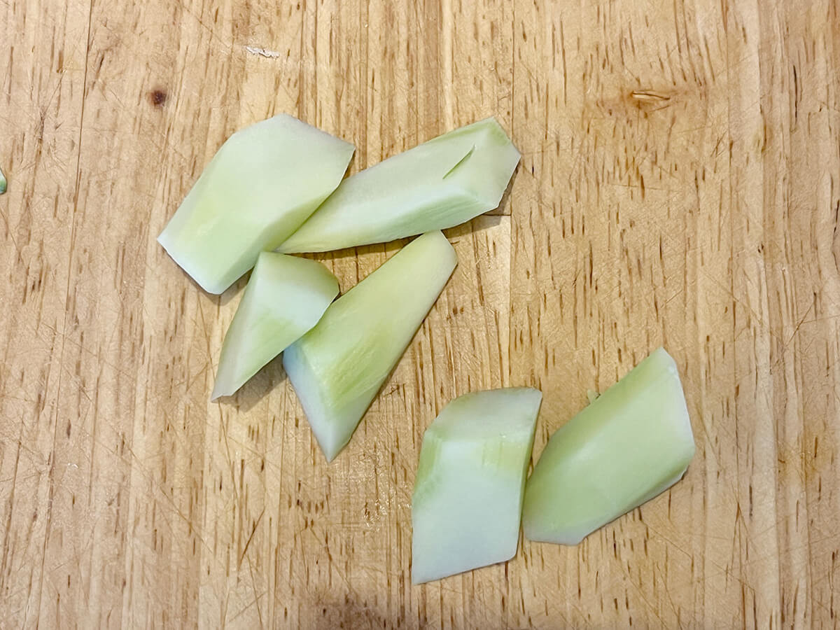 ブロッコリーと鶏肉の塩レモン炒め