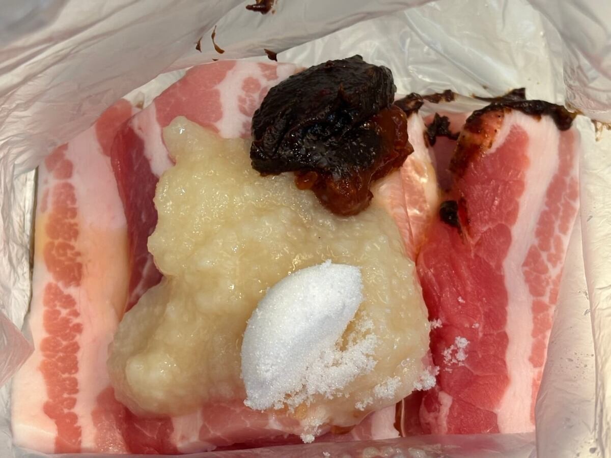 豚バラの中華風焼肉
