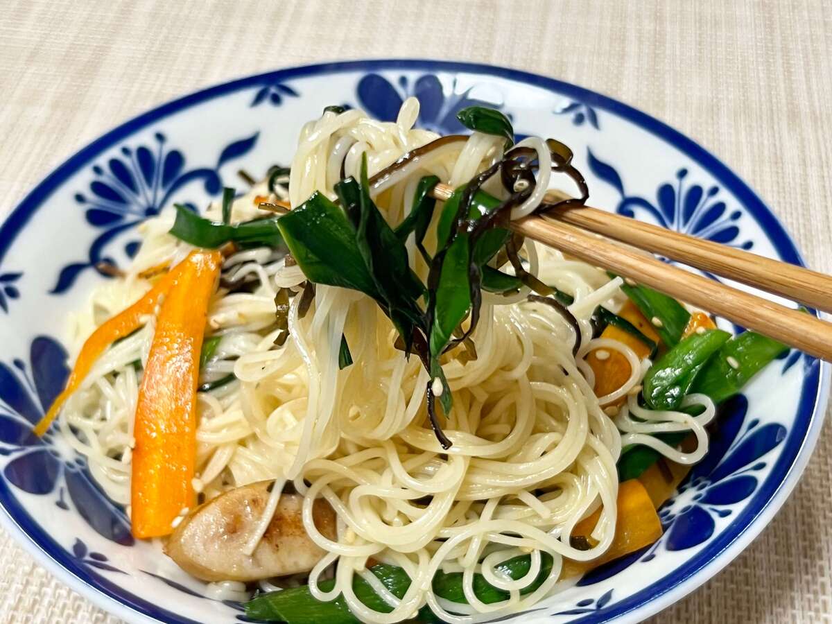 塩こんぶそうめんチャンプルー