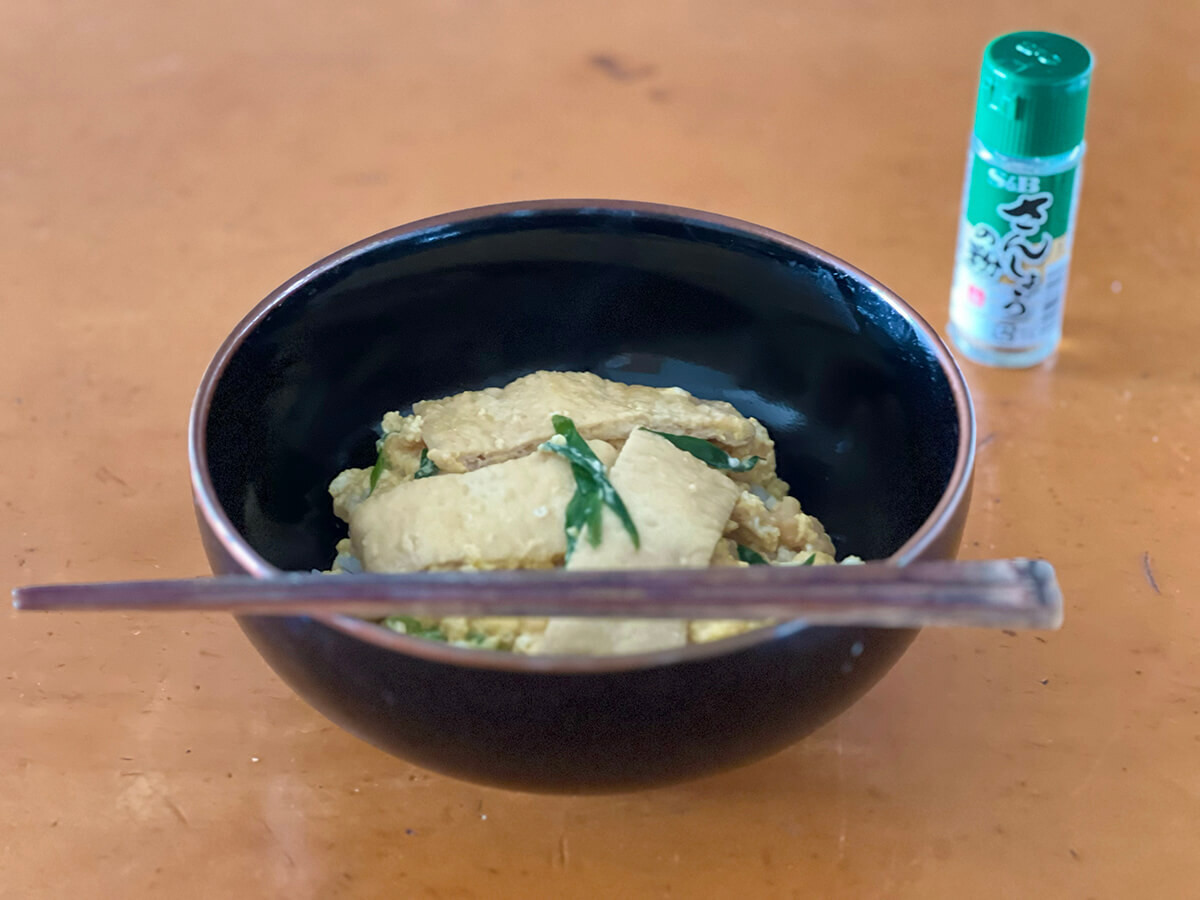 大原千鶴さん「衣笠丼」のレシピ