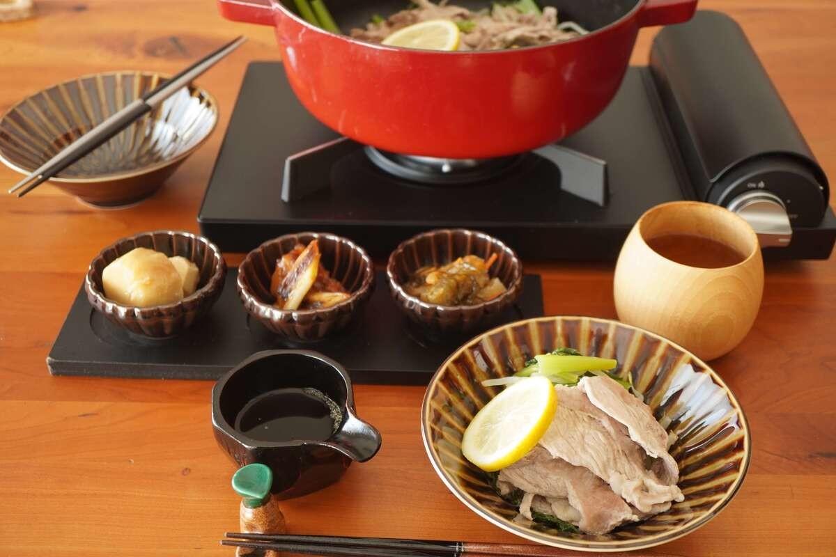 木村文乃さん「豚バラの蒸し鍋」