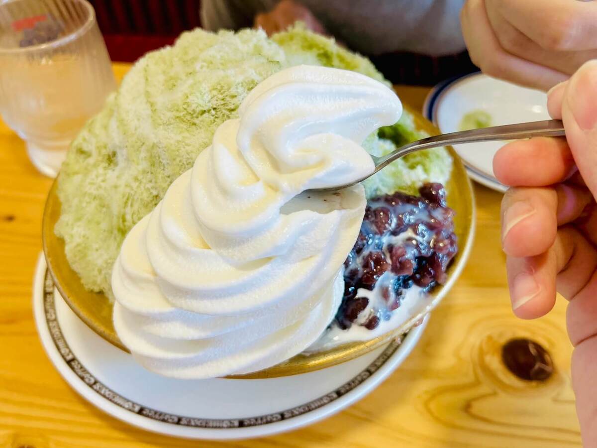 コメダ珈琲のかき氷
