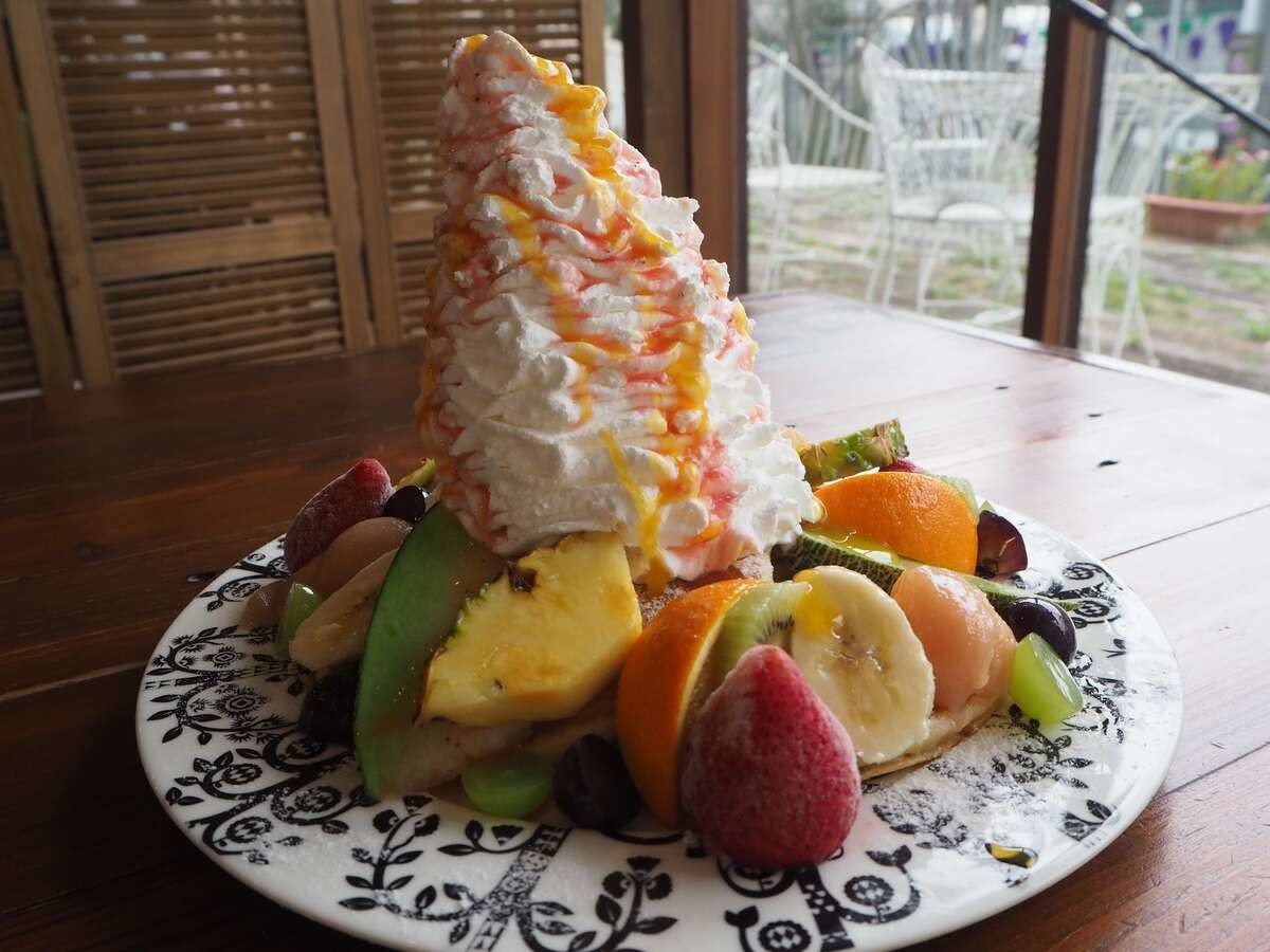 「いちごの里」内のカフェ「アンジェ・フレーゼ」