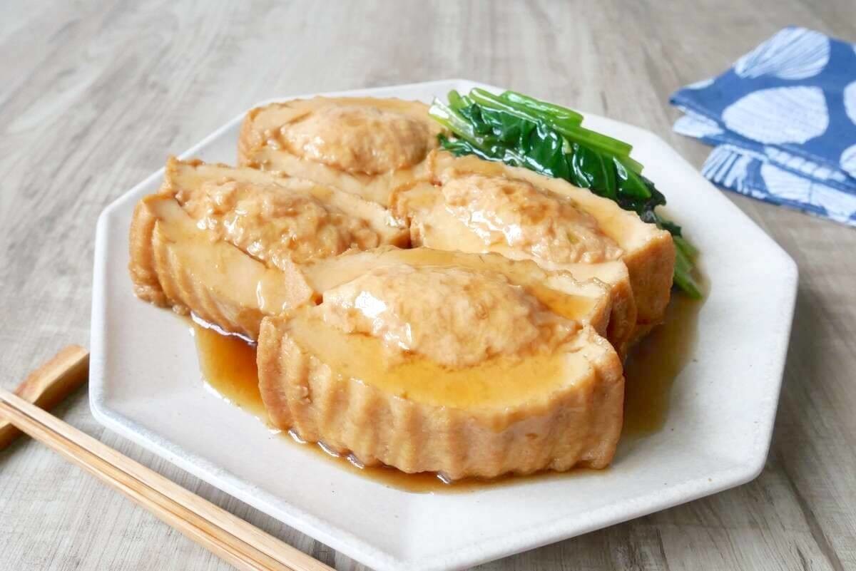 厚揚げの射込み煮