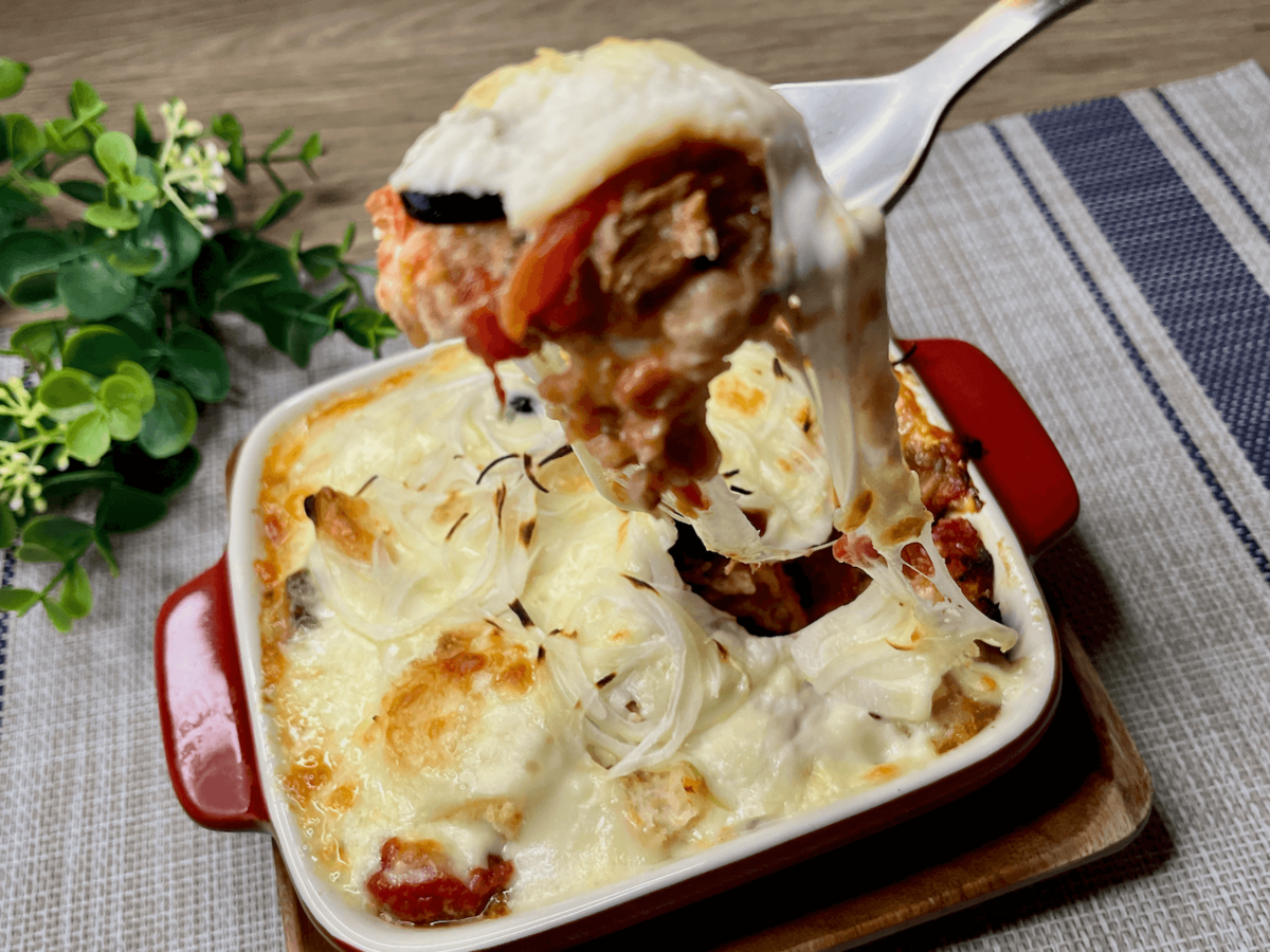 和田明日香さん「缶詰パングラタン」のレシピ