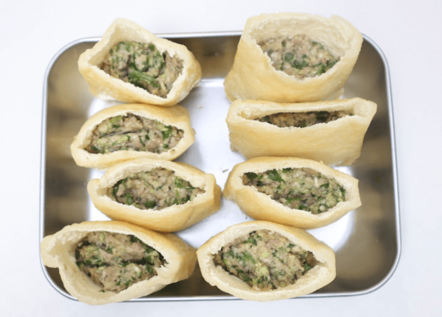 「油揚げジューシー餃子」