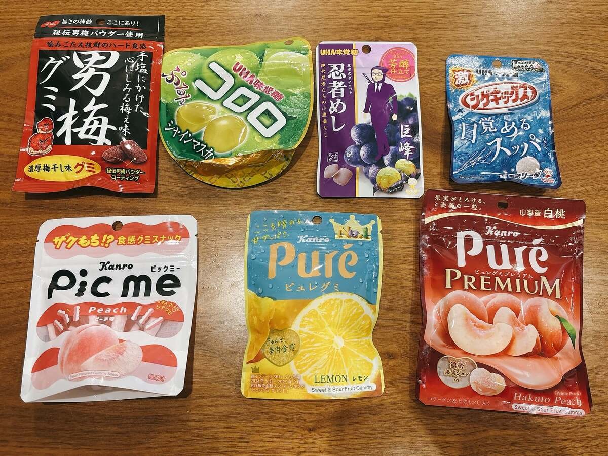 ジョブチューン「爆発的人気『グミ』No.1は？」ランキング7品を実食