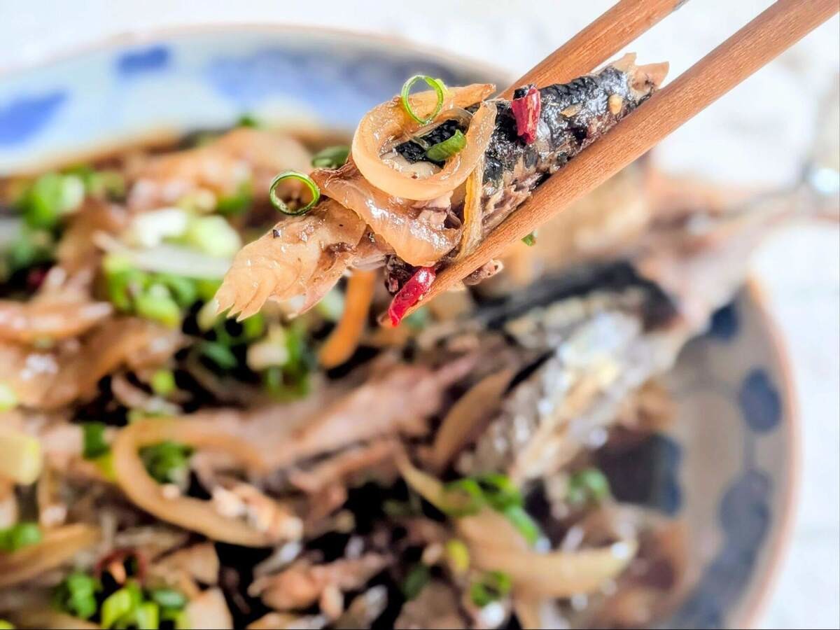 秋刀魚の中華風ソース
