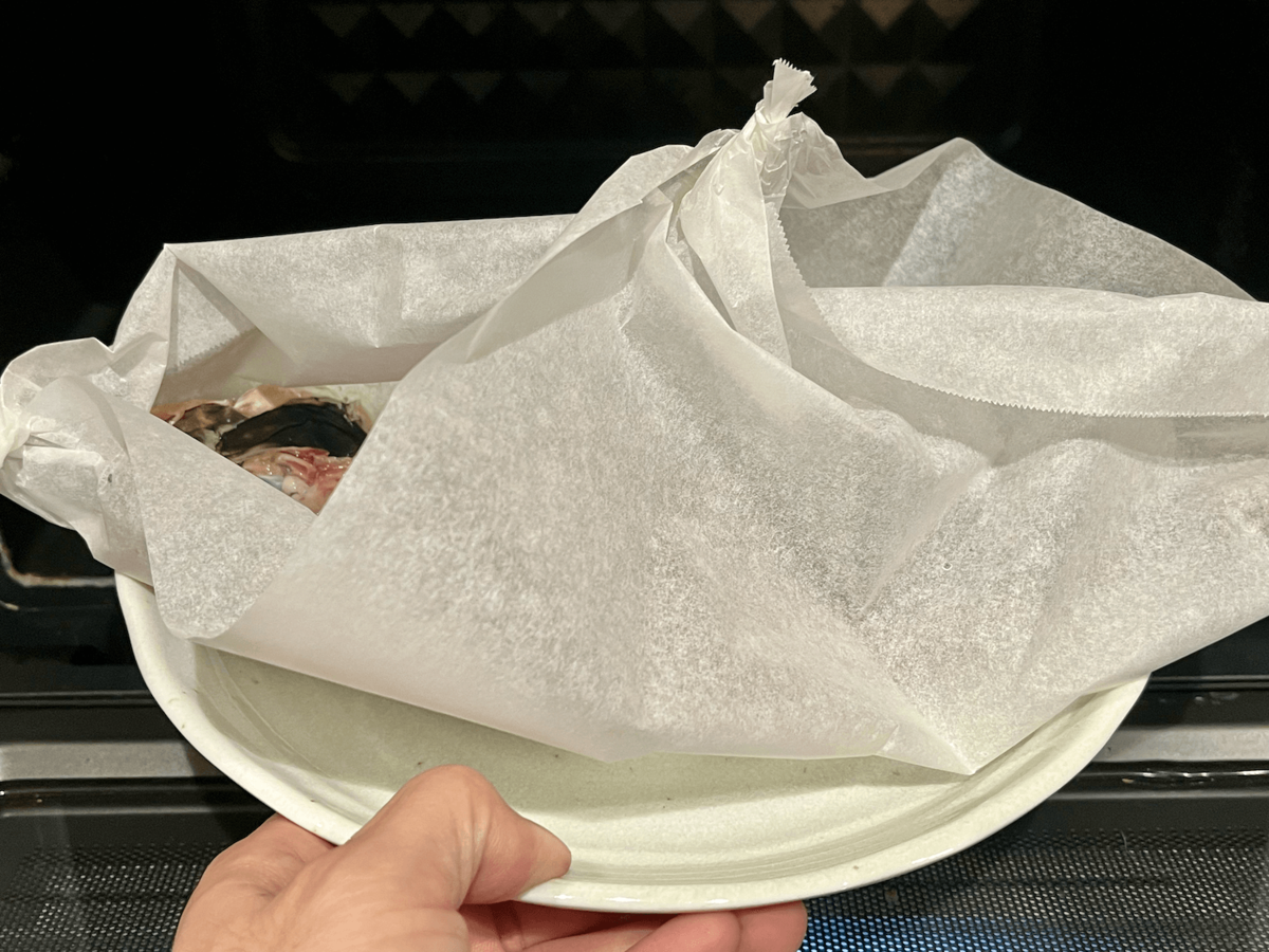 村上祥子さん「電子レンジでアジの干物を焼く方法」