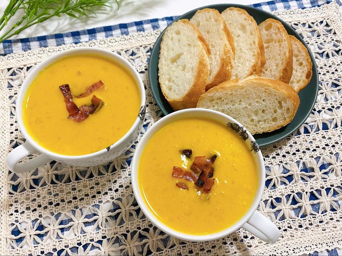 有賀薫さん「かぼちゃのポタージュ」