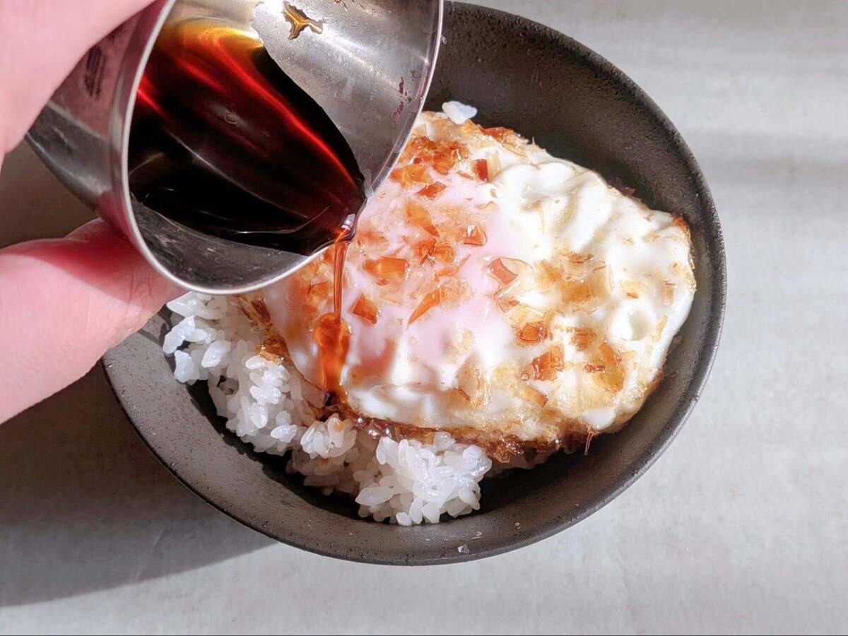 岩野上幸生さん「揚げ卵かけご飯」