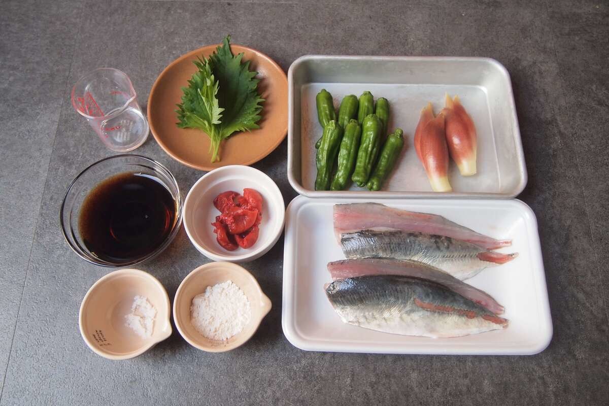 あじの香味和え