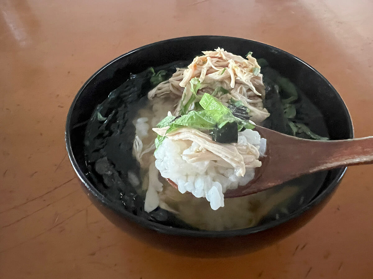 ささ身柚子こしょう茶漬け