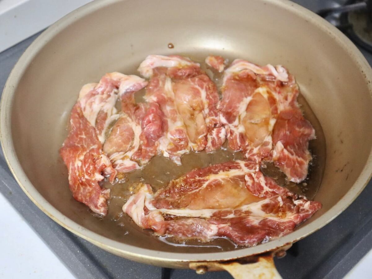 豚のしょうが焼き