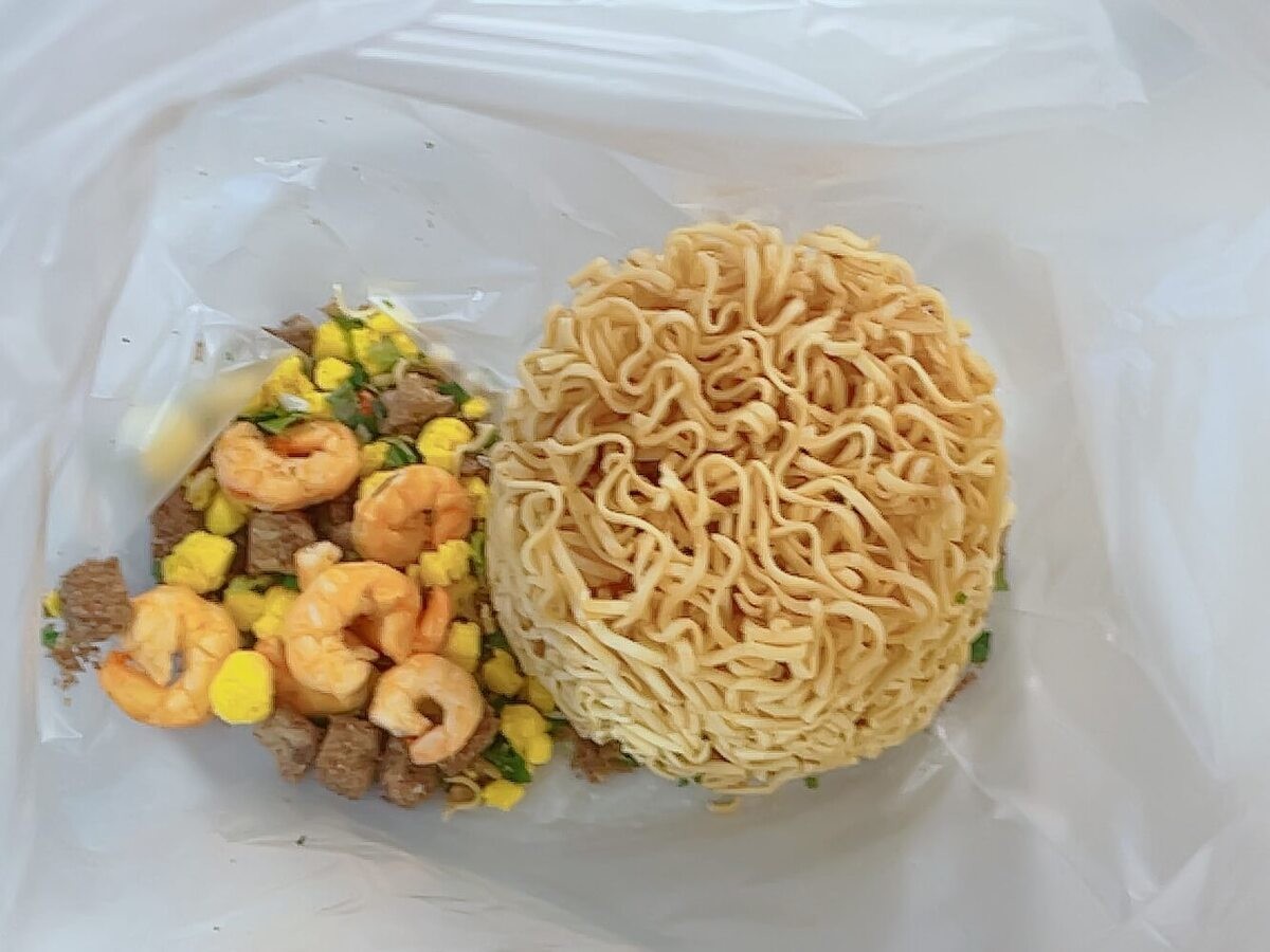 日清食品「包まないカップヌードル餃子」のレシピ