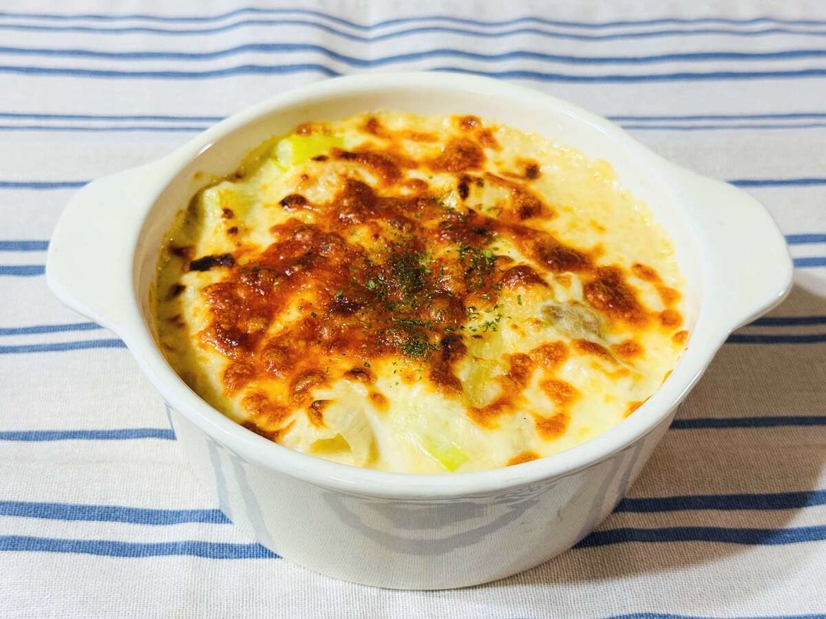 平野レミさん考案『誠に旨いねぎグラタン』
