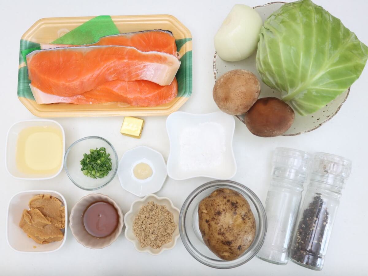 大原千鶴さん「秋鮭のちゃんちゃん焼き」のレシピ