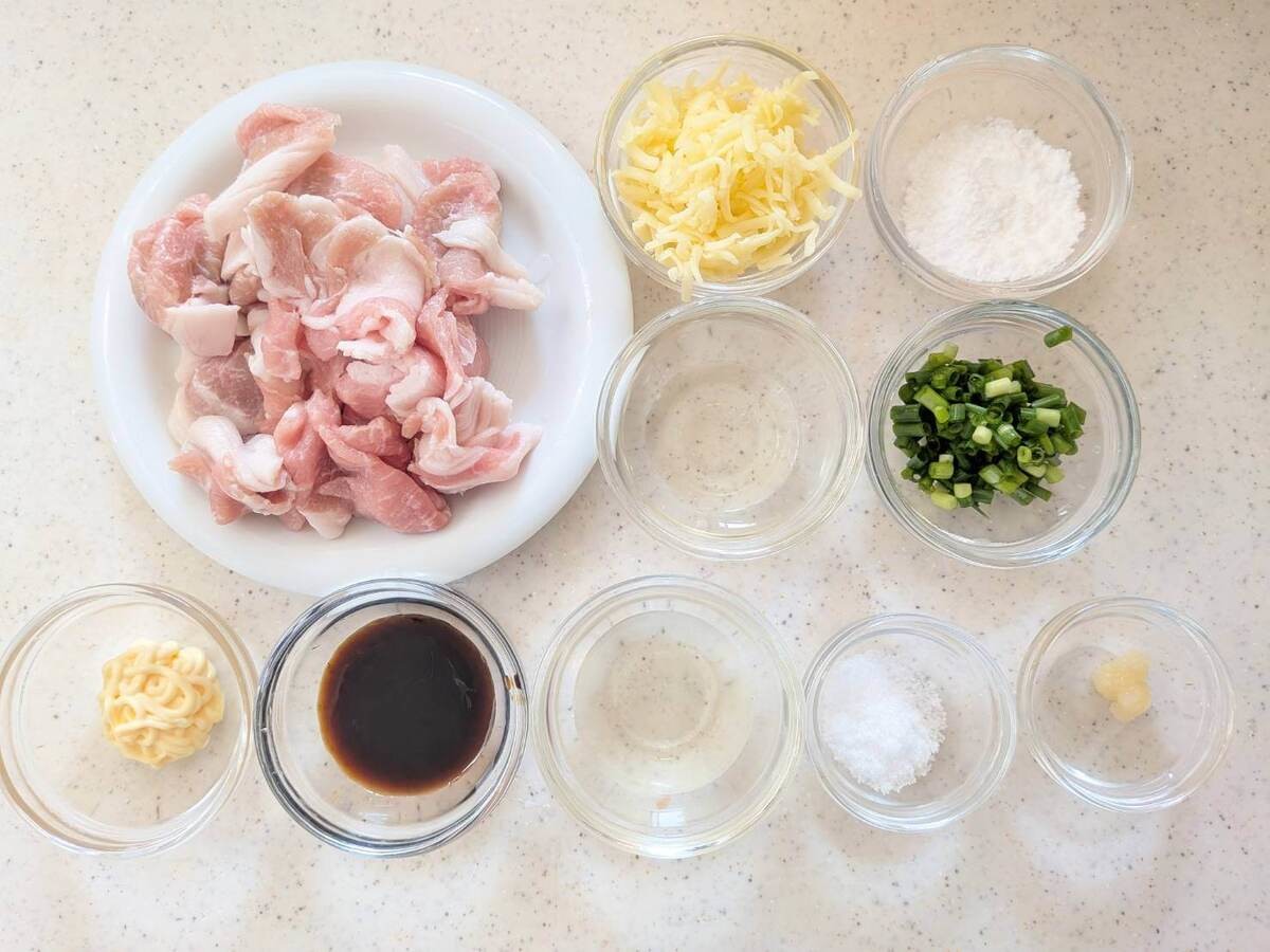 照りマヨ豚肉チーズ焼き