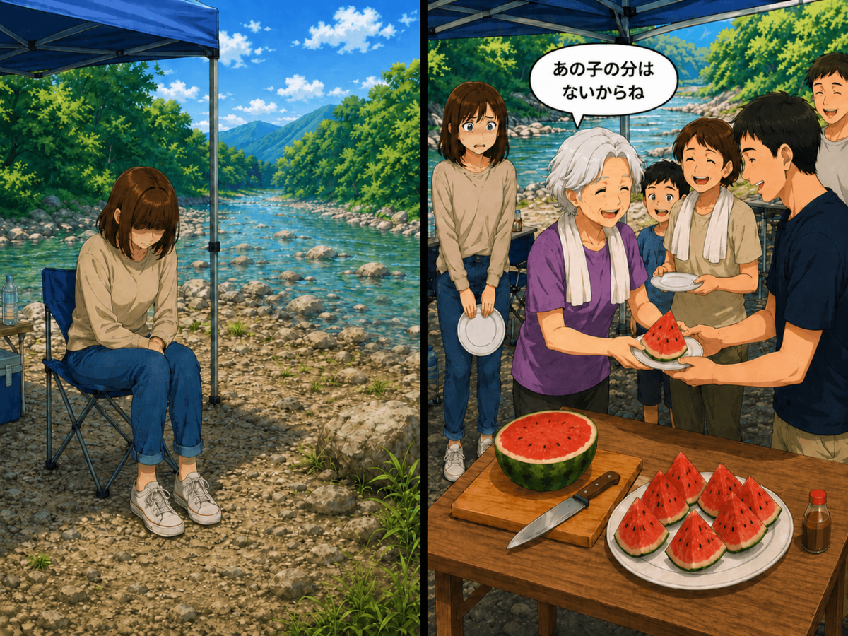 【体験談】川の水でスイカを冷やすのはNG