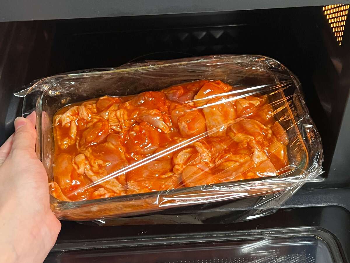 ヤンニョムチーズチキン風