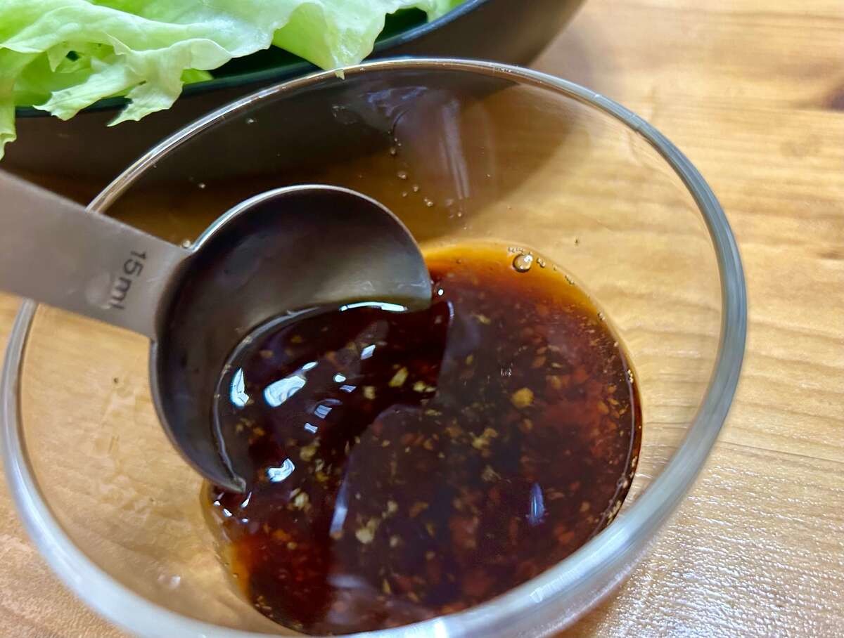 豚こまの照り焼きステーキ風