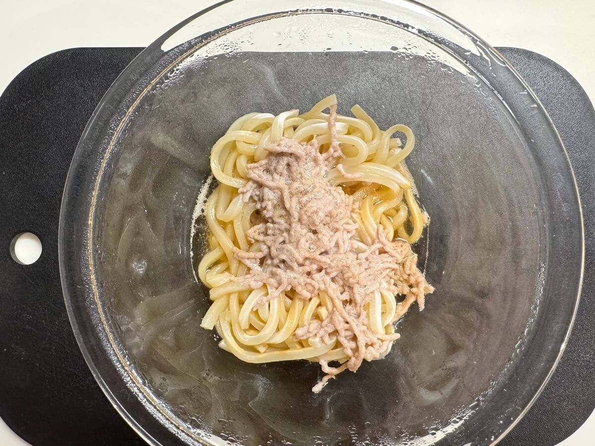 台湾まぜそば風うどん