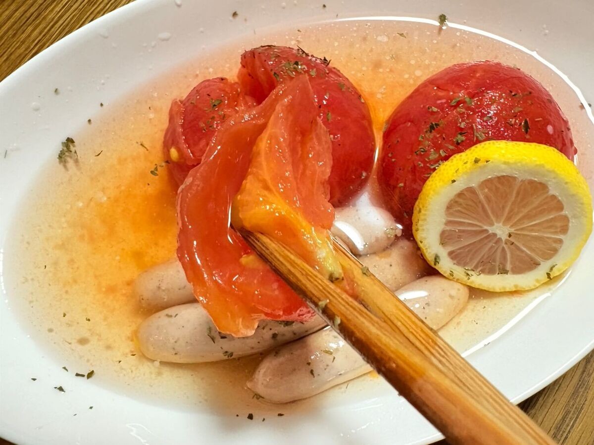 丸ごとトマトの冷たいおでん