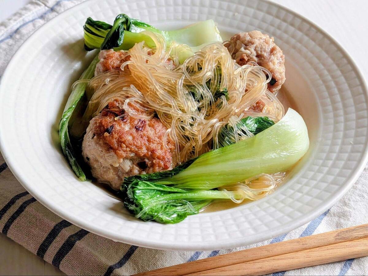 河野雅子さん「肉だんごの中国風煮物」