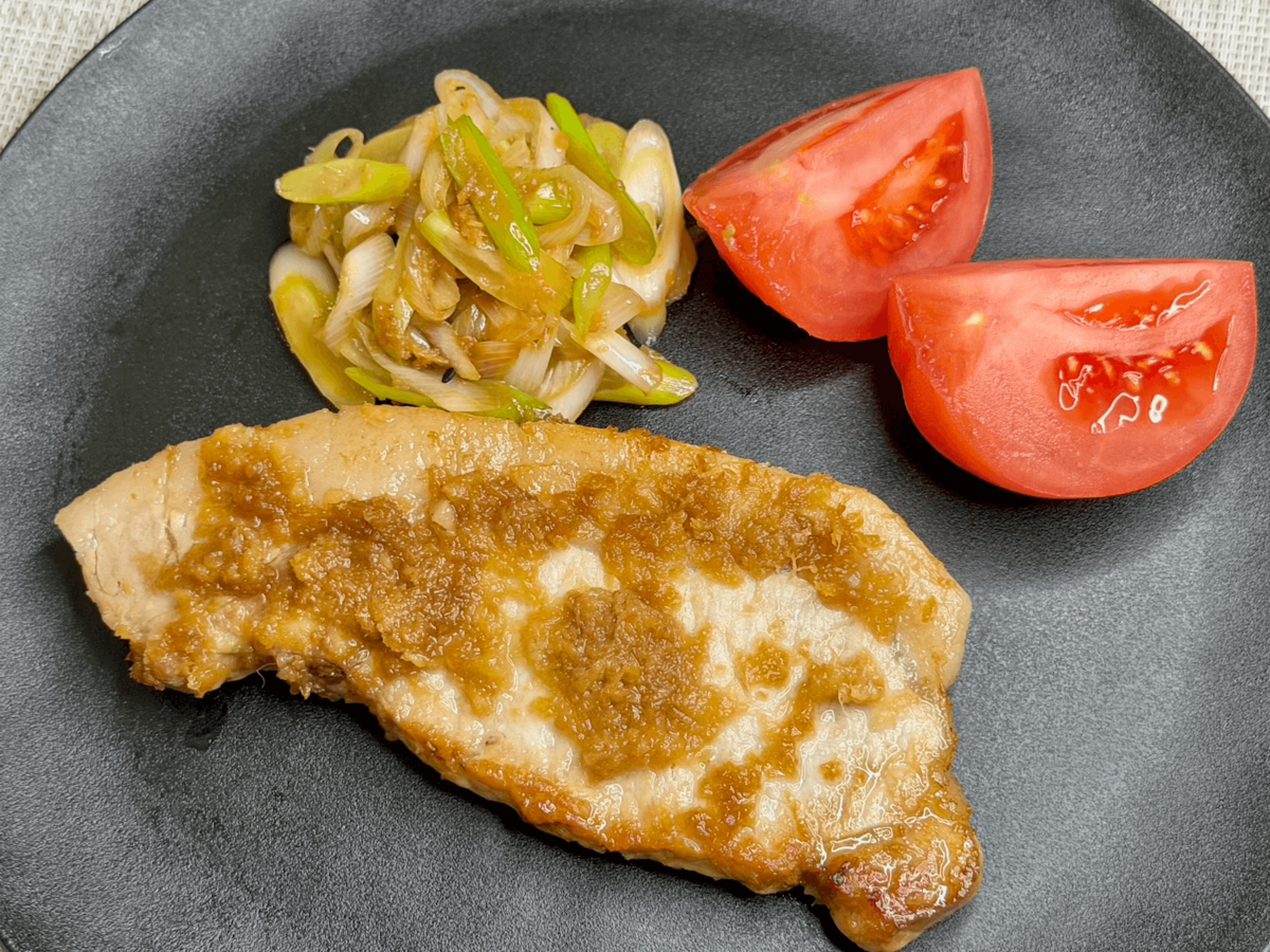 GACKTさん「生姜焼き風ポークステーキ」