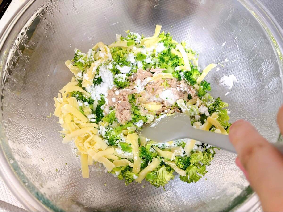 シーチキン入りハッシュドブロッコリー
